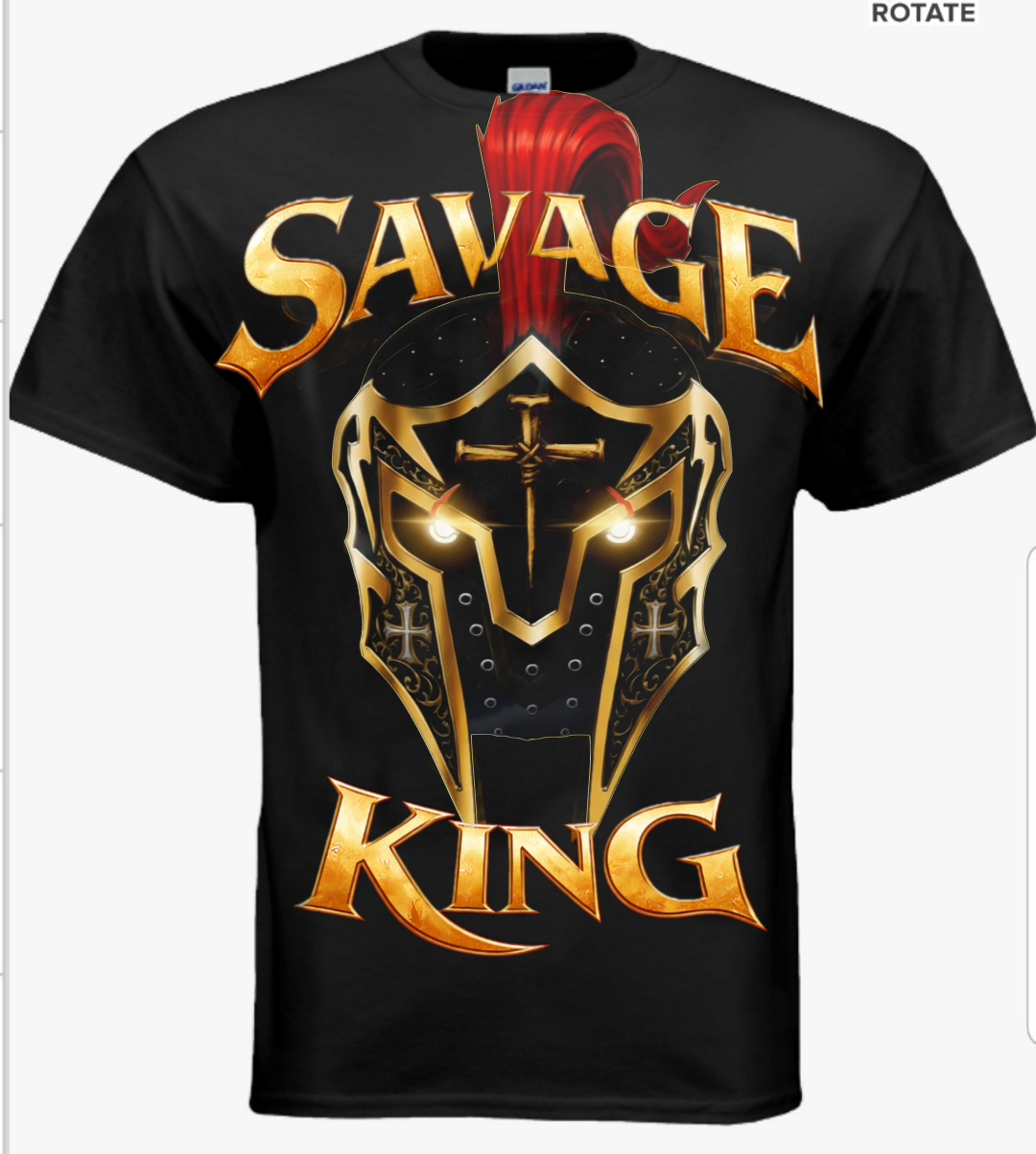 Savage King Helmet Tee